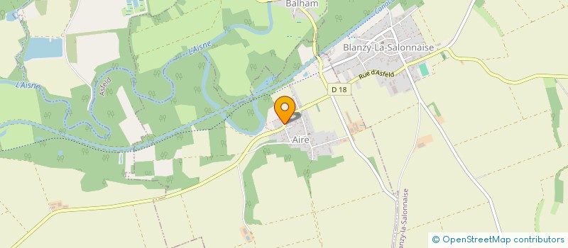 localisation de l'entreprise G.K.F.  AIRE