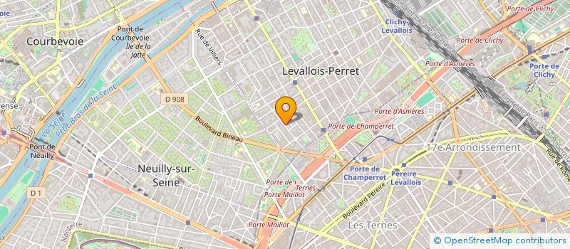 localisation de l'entreprise G.K.F.T à LEVALLOIS-PERRET