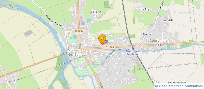 localisation de l'entreprise G&K IMMOBILIERE  MONTROND-LES-BAINS