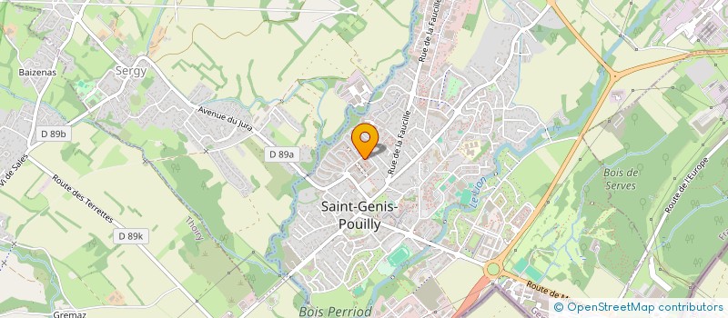 localisation de l'entreprise G&K PRESTIGES à SAINT-GENIS-POUILLY