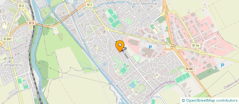 localisation de l'entreprise G.K TRANS  CHALONS-EN-CHAMPAGNE