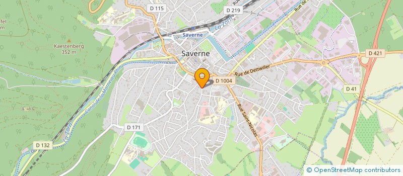 localisation de l'entreprise G KLEIN-MACHINES A CIRER LES CHAUSSURES à SAVERNE