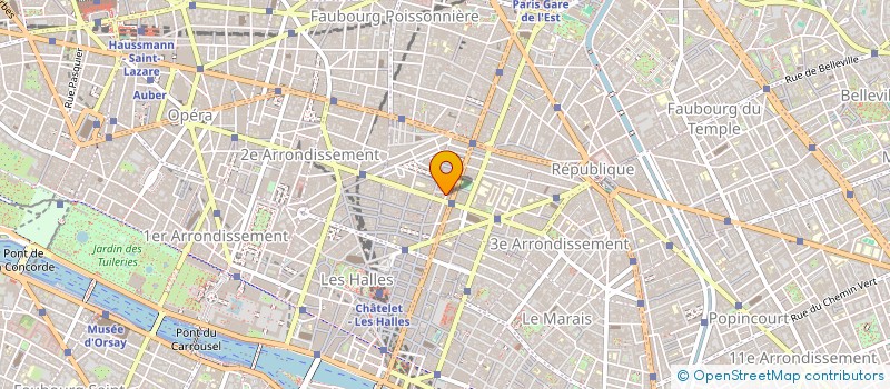 localisation de l'entreprise G.L.  PARIS