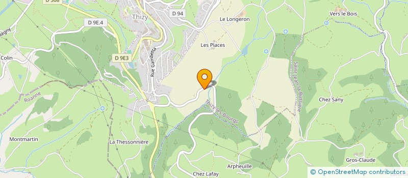 localisation de l'entreprise G.L.A IMMO  THIZY-LES-BOURGS