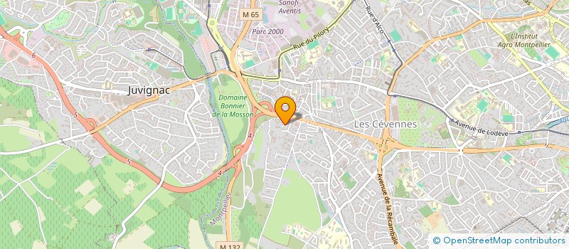 localisation de l'entreprise G.L.BAT  MONTPELLIER