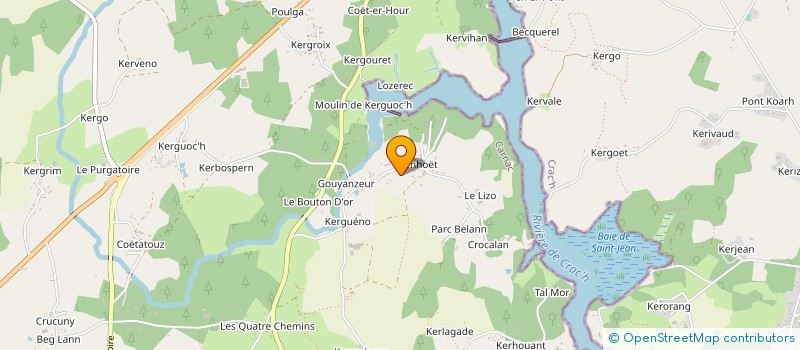 localisation de l'entreprise G.L.C.  CARNAC