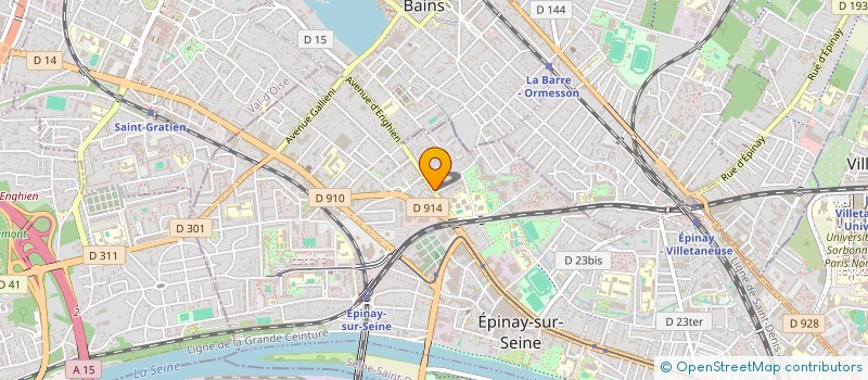 localisation de l'entreprise G.L.C. BATIMENT à EPINAY-SUR-SEINE
