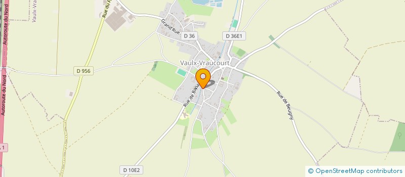 localisation de l'entreprise G.L.C. CONSTRUCTIONS  VAULX-VRAUCOURT