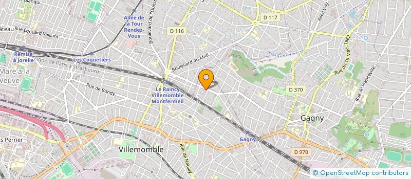 localisation de l'entreprise G.L.C.K à VILLEMOMBLE