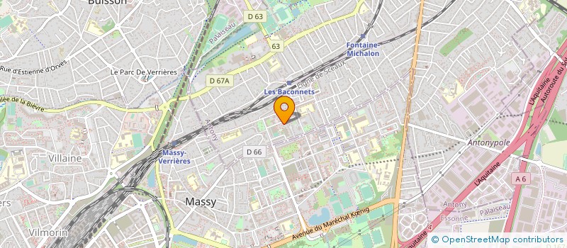 localisation de l'entreprise G & L CONNECT à ANTONY