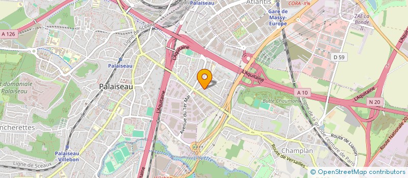 localisation de l'entreprise G.L. CONSEILS à PALAISEAU