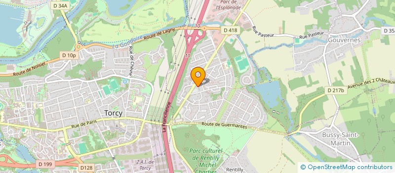 localisation de l'entreprise G.L. CONSULT  SAINT-THIBAULT-DES-VIGNES