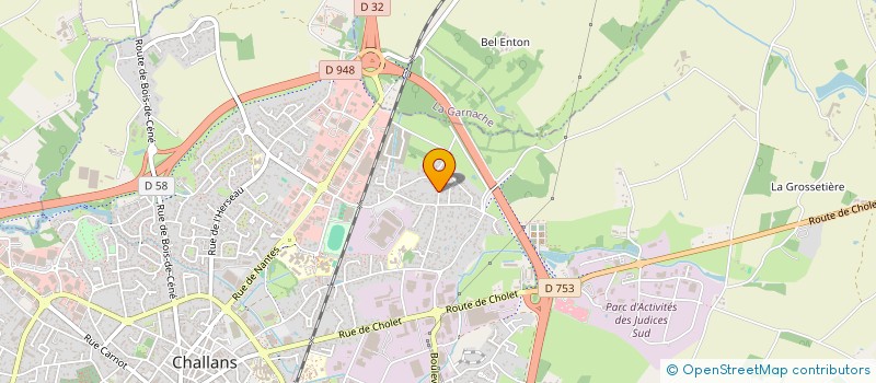 localisation de l'entreprise G.L. EXPANSION à CHALLANS