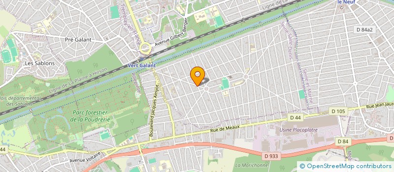 localisation de l'entreprise G.L.H.P INVESTISSEMENT à TREMBLAY-EN-FRANCE