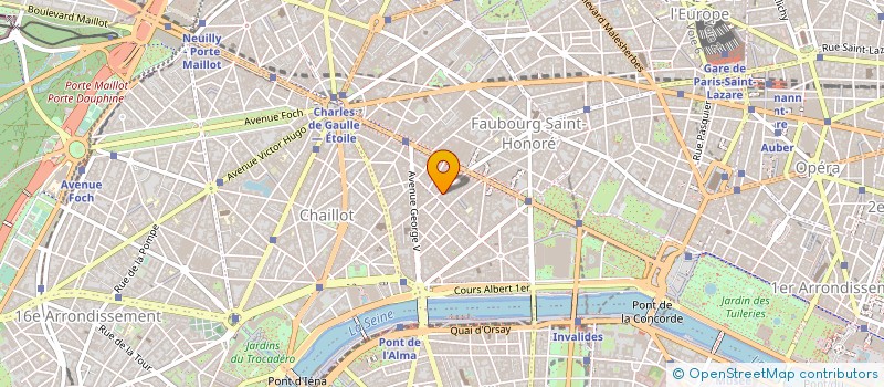 localisation de l'entreprise G&L HOLDINGS  BOULOGNE-BILLANCOURT