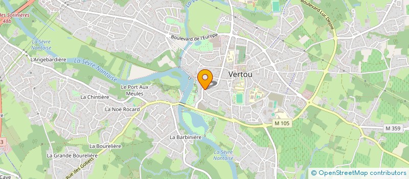 localisation de l'entreprise G.L.I.  VERTOU