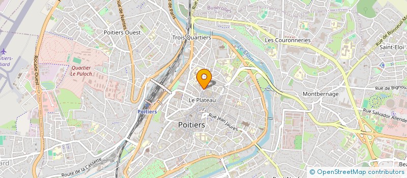 localisation de l'entreprise G.L.M à POITIERS