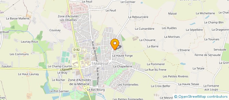 localisation de l'entreprise G.L. MENUISERVICE  MELESSE