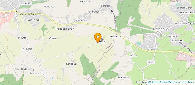 localisation de l'entreprise G L P F  PLOUHA