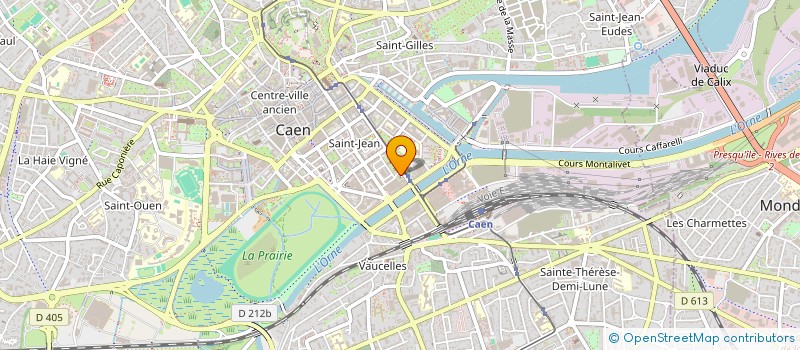 localisation de l'entreprise G.L.S à CAEN