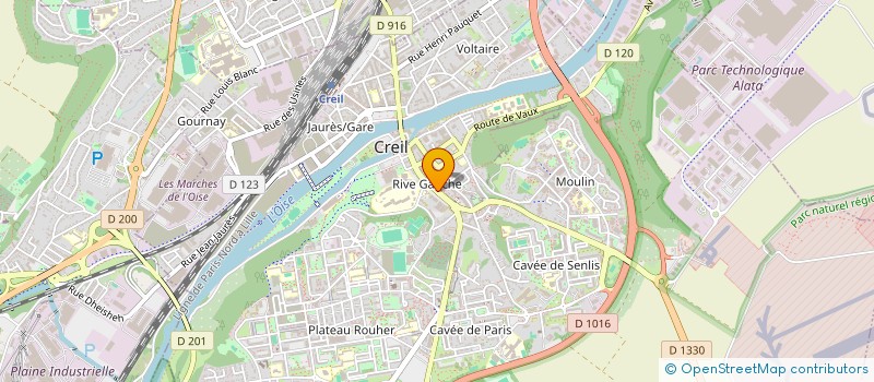 localisation de l'entreprise G LA DALLE 60  CREIL