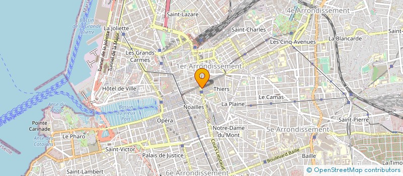localisation de l'entreprise G LA DALLE CANEBIERE à MARSEILLE