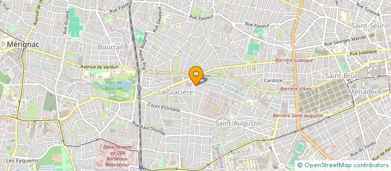 localisation de l'entreprise G LA DALLE MERIGNAC  MERIGNAC