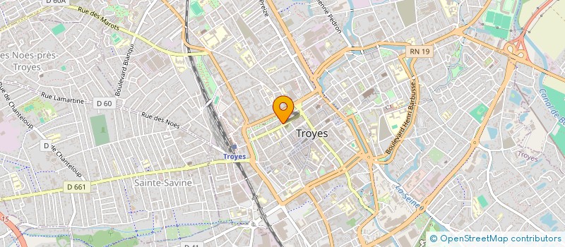 localisation de l'entreprise G LA FRITE à TROYES