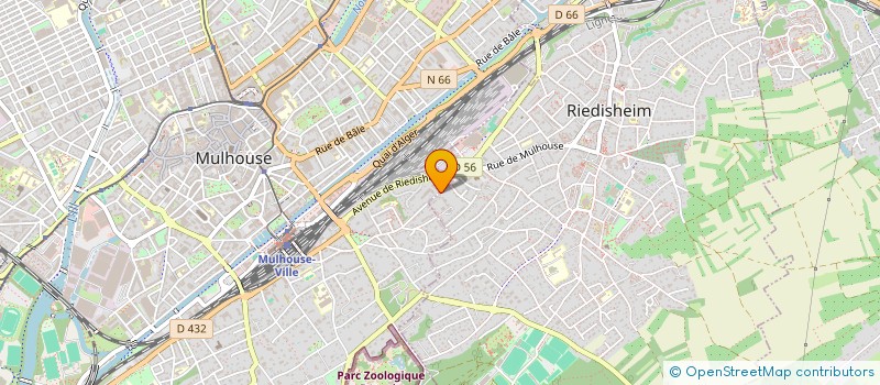 localisation de l'entreprise G LACK ET CIE  RIEDISHEIM