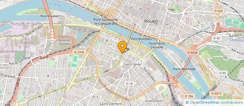 localisation de l'entreprise G LEBEAUX SARL à ROUEN
