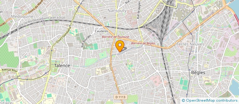 localisation de l'entreprise G LEGUILLON SARL à BORDEAUX
