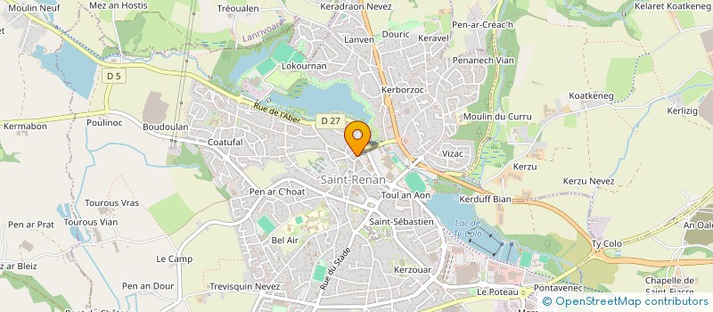 localisation de l'entreprise G LES CROCS  SAINT-RENAN