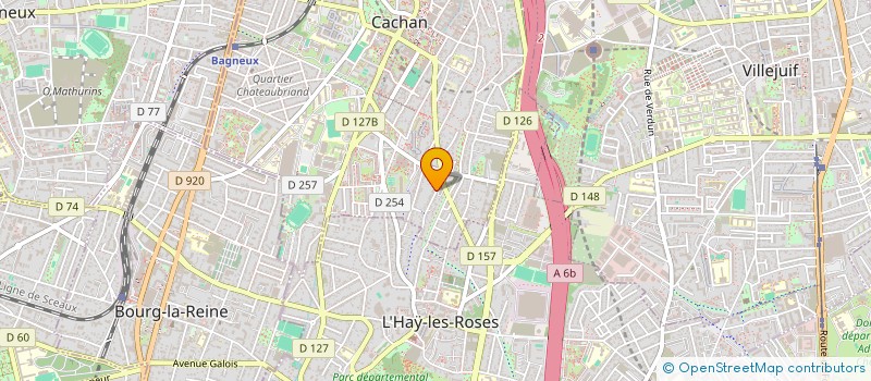 localisation de l'entreprise G.LIN  CACHAN