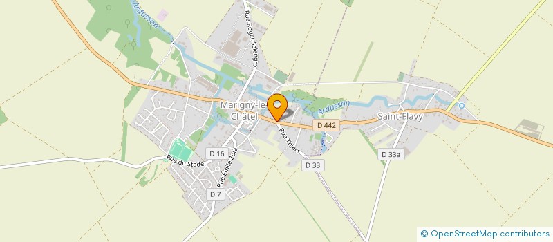 localisation de l'entreprise G.LIZ FRET  MARIGNY-LE-CHATEL