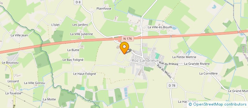 localisation de l'entreprise G LOC  ROZ-LANDRIEUX