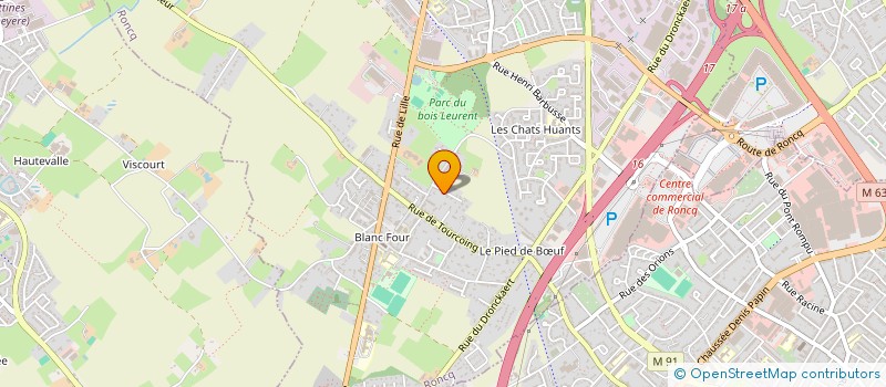 localisation de l'entreprise G.LOCATIMM  RONCQ