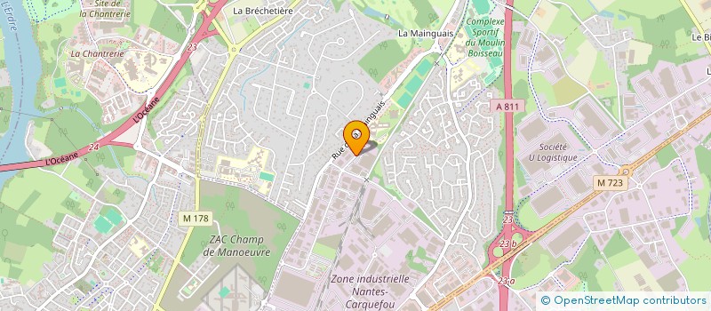 localisation de l'entreprise G-LYLOU PATRIMOINE à CARQUEFOU