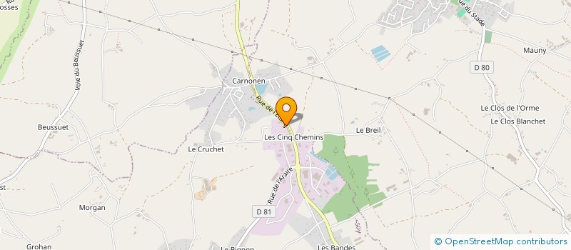 localisation de l'entreprise G M à QUESSOY