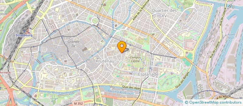 localisation de l'entreprise G & M  STRASBOURG