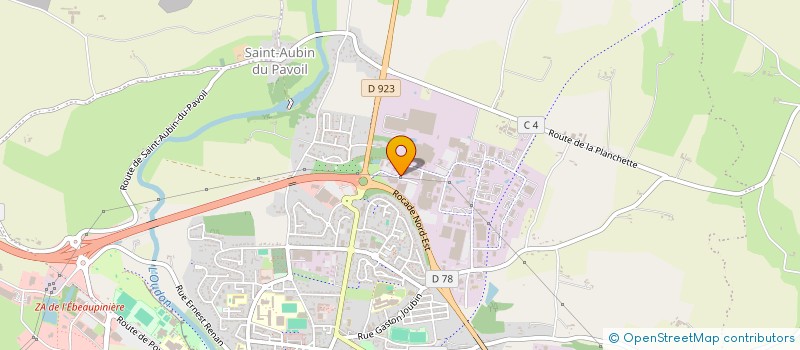 localisation de l'entreprise G.M.  SEGRE-EN-ANJOU BLEU