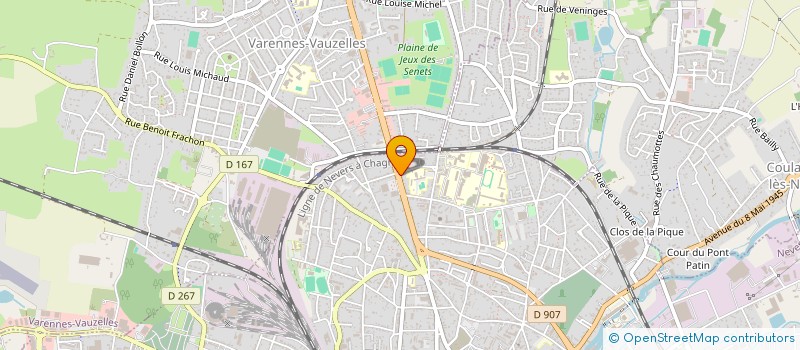 localisation de l'entreprise G.M.A à NEVERS