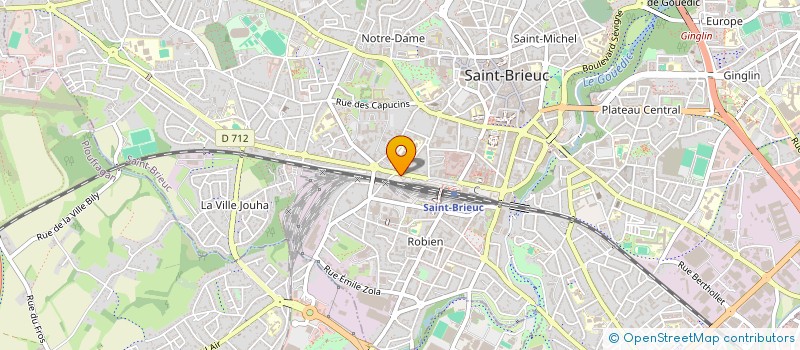 localisation de l'entreprise G.M.A. à SAINT-BRIEUC