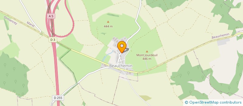 localisation de l'entreprise G & M AERO GOMMAGE à BEAUCHEMIN