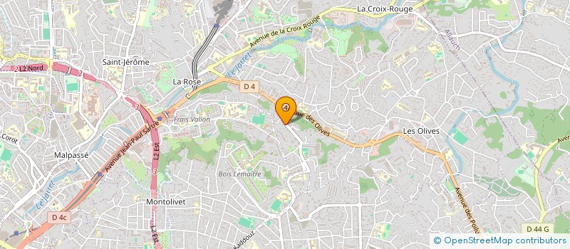 localisation de l'entreprise G.M.B à BOUC-BEL-AIR