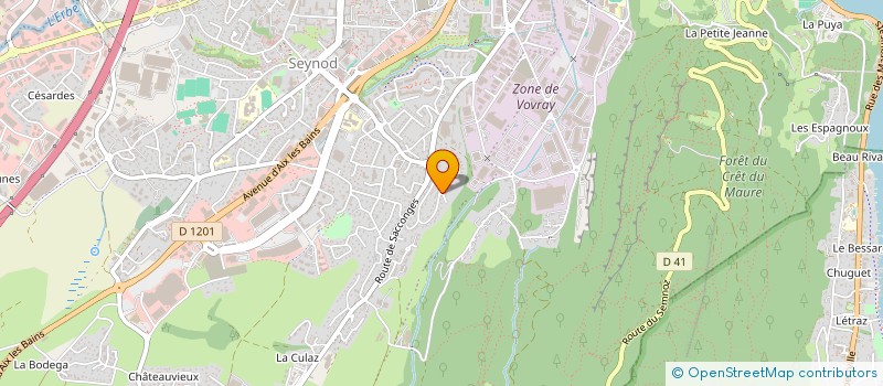 localisation de l'entreprise G M C  ANNECY