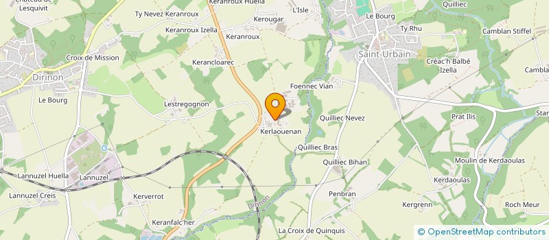 localisation de l'entreprise G M C  DIRINON