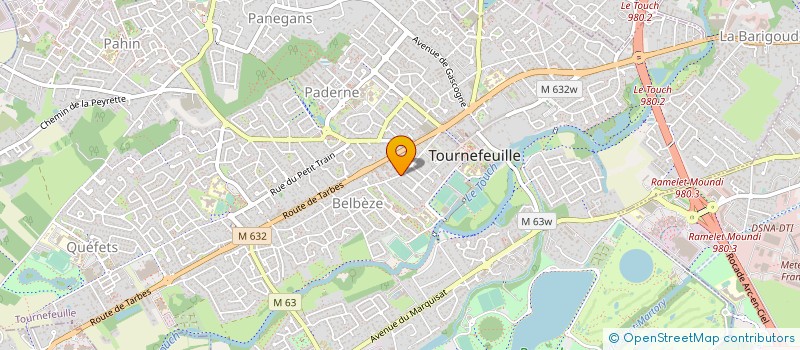 localisation de l'entreprise G.M.C. MULTISERVICES  TOULOUSE