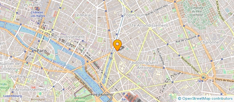 localisation de l'entreprise G & M CIE  PARIS