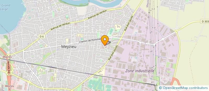 localisation de l'entreprise G M CLIMATIQUE à MEYZIEU