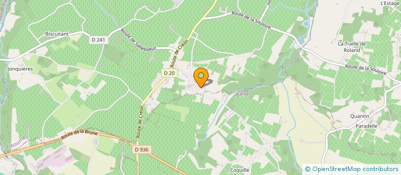 localisation de l'entreprise G.M.CLIMATISATION  SAINT-GERMAIN-DU-PUCH